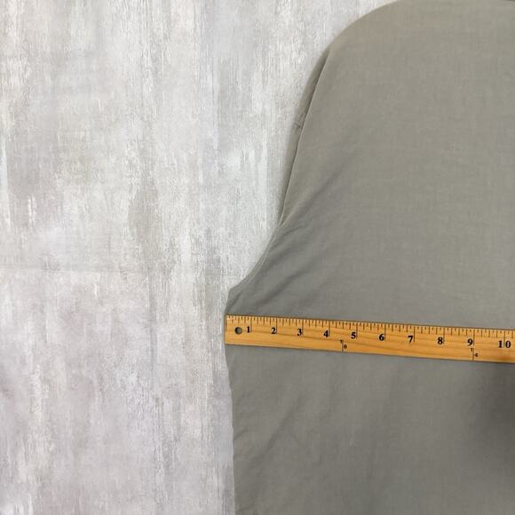 Anthropologie Grade and Gather Utility Top Women Medium Brown Long Sleeve Boho - Picture 7 of 12